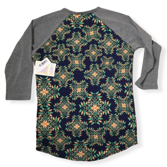 Lularoe Randy tee size XS NWT Abstract pattern - Picture 5 of 9